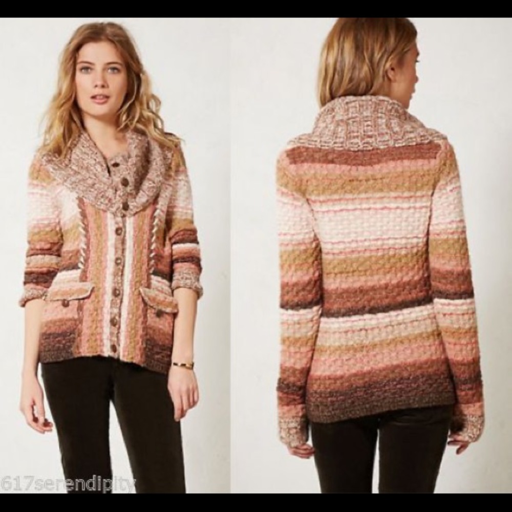 Anthropologie Ouray  Sweater Sleeping on Snow XS